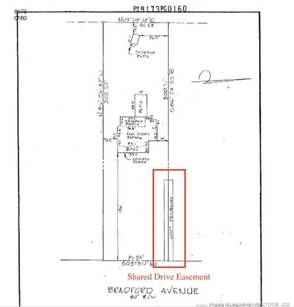 Portion of Driveway is Shared - 220 Bradford Avenue, Fayetteville, NC 28301, Fayetteville