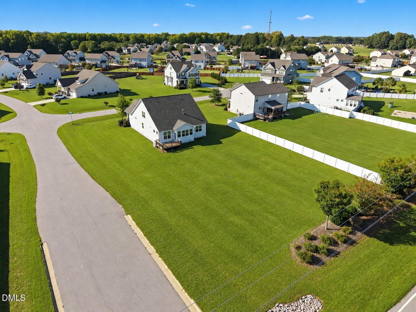 Aerial - 8313 Walking Fern Court, Willow Springs, NC 27592, Willow Springs