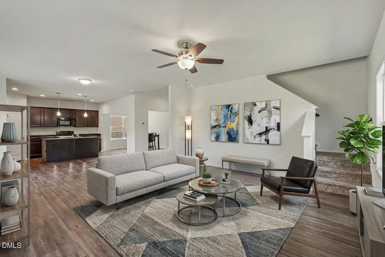 Virtually staged - 95 Shady Creek Trail, Garner, NC 27529, Garner