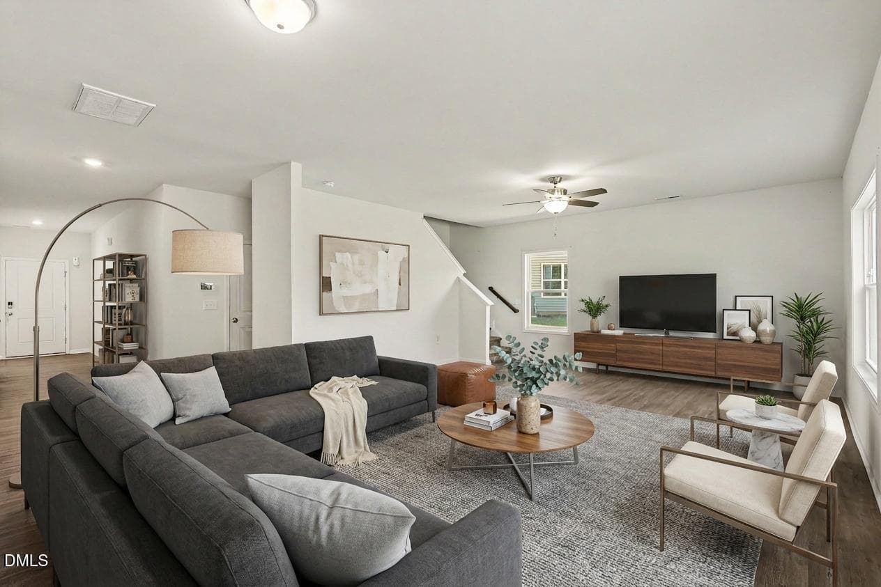 Virtually staged - 95 Shady Creek Trail, Garner, NC 27529, Garner
