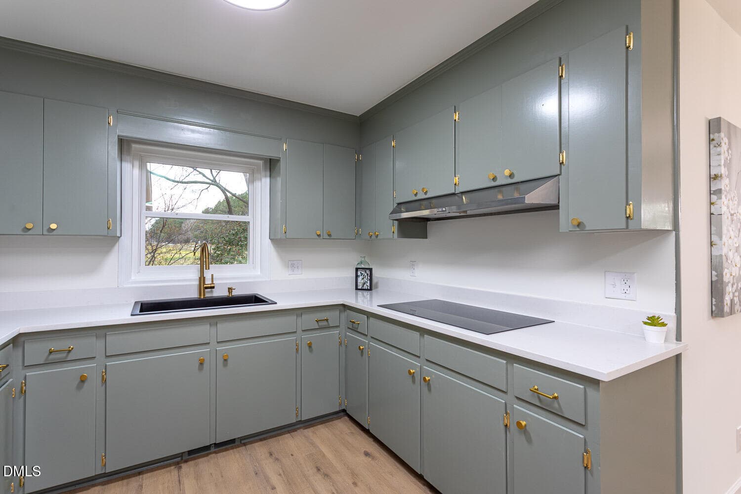 Kitchen Cabinets Freshly Painted - 194 Furney Pearce Road, Zebulon, NC 27597, Zebulon