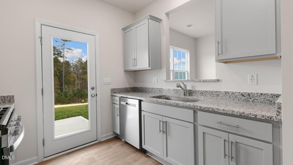 KITCHEN AND REAR PATIO DOOR - 253 Otter Lodge Street, Sanford, NC 27330, Sanford