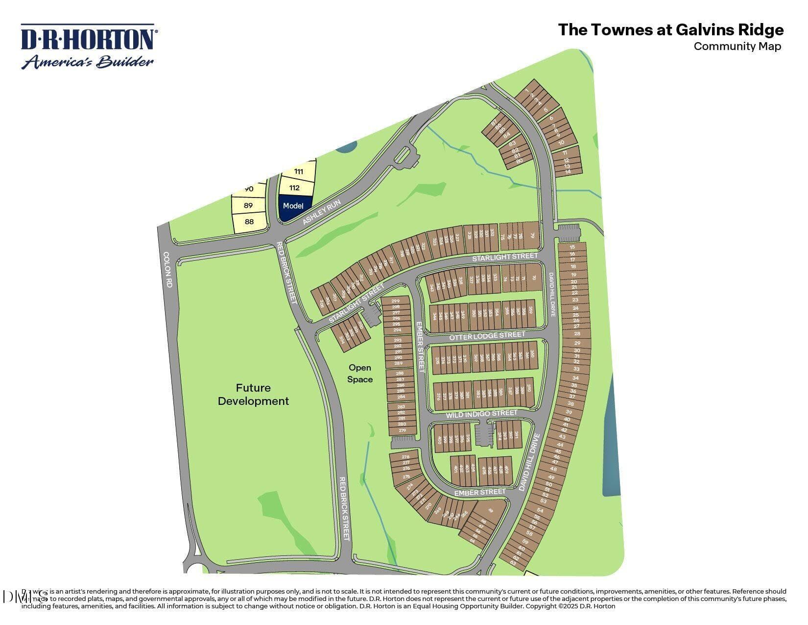 THE TOWNES AT GALVIN'S RIDGE SITE MAP - 253 Otter Lodge Street, Sanford, NC 27330, Sanford