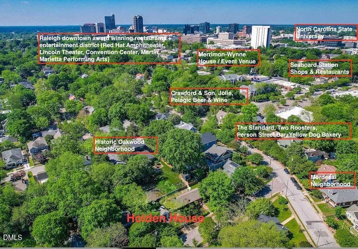 holden map - 504 Holden Street, Raleigh, NC 27604