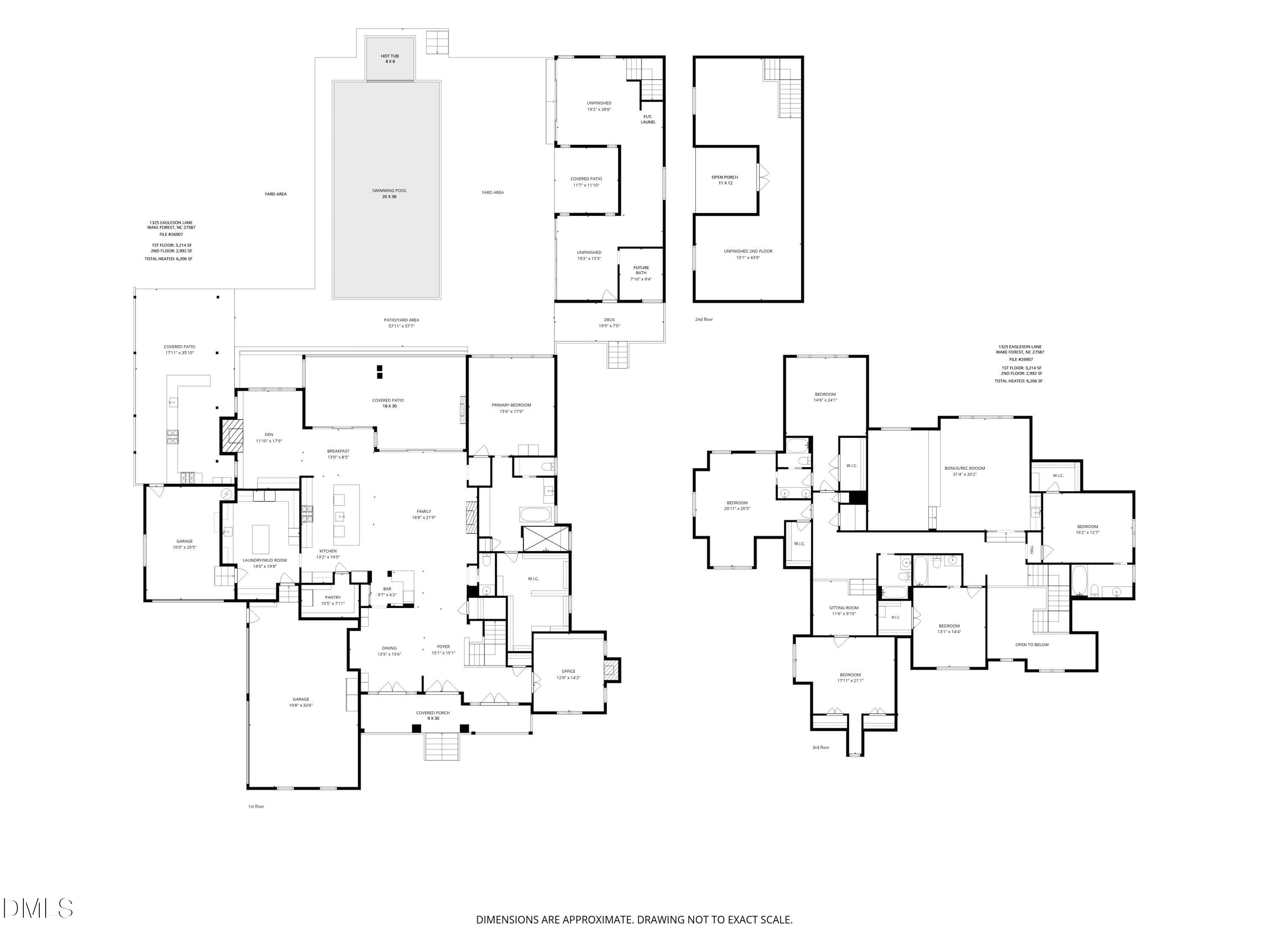 all_floors_1325_eagleson_lane_wake_fores - 1325 Eagleson Lane, Wake Forest, NC 27587