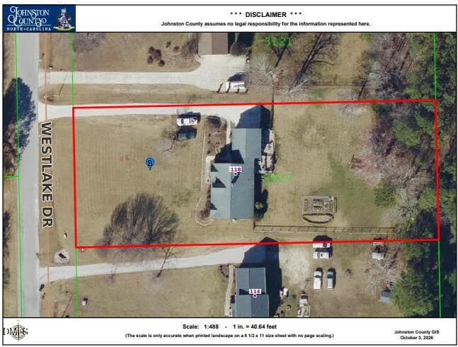 GIS - 118 Westlake Drive, Wendell, NC 27591, Wendell
