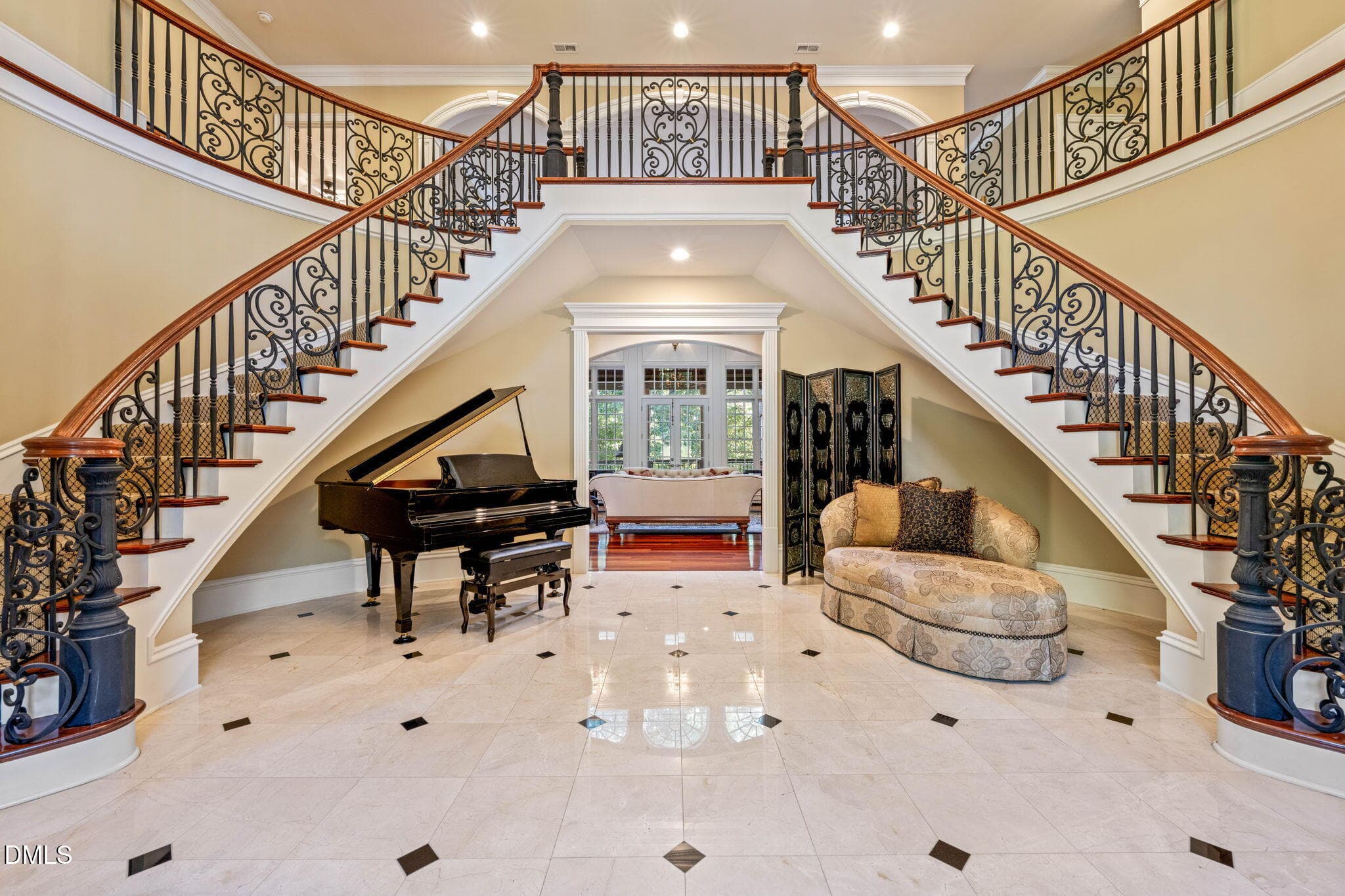 Grand Foyer with Dual Staircase - 11228 Conley Cove Court, Raleigh, NC 27613