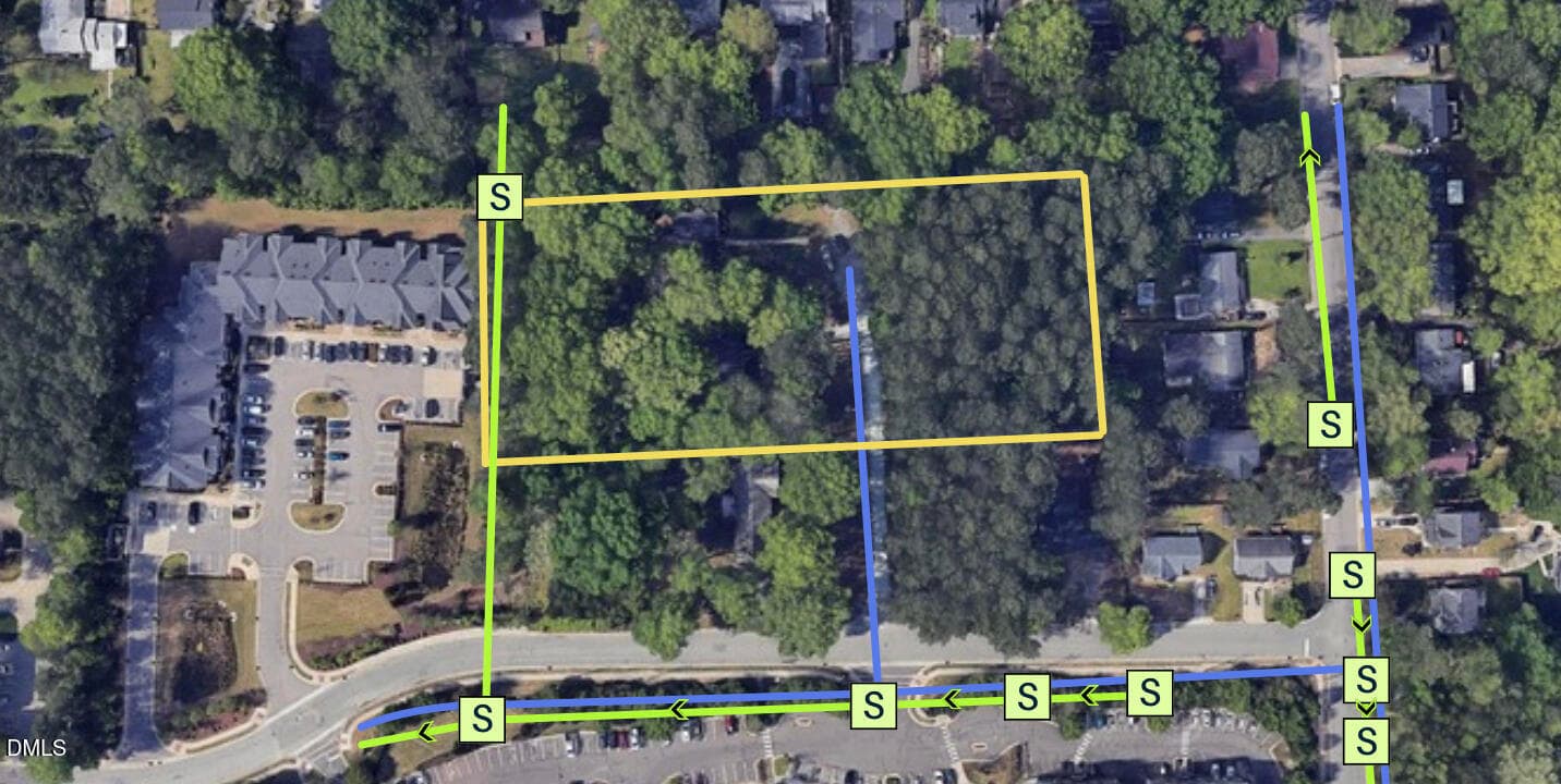 Leyburn Place - Existing Utilities - 2712 Leyburn Place, Durham, NC 27705