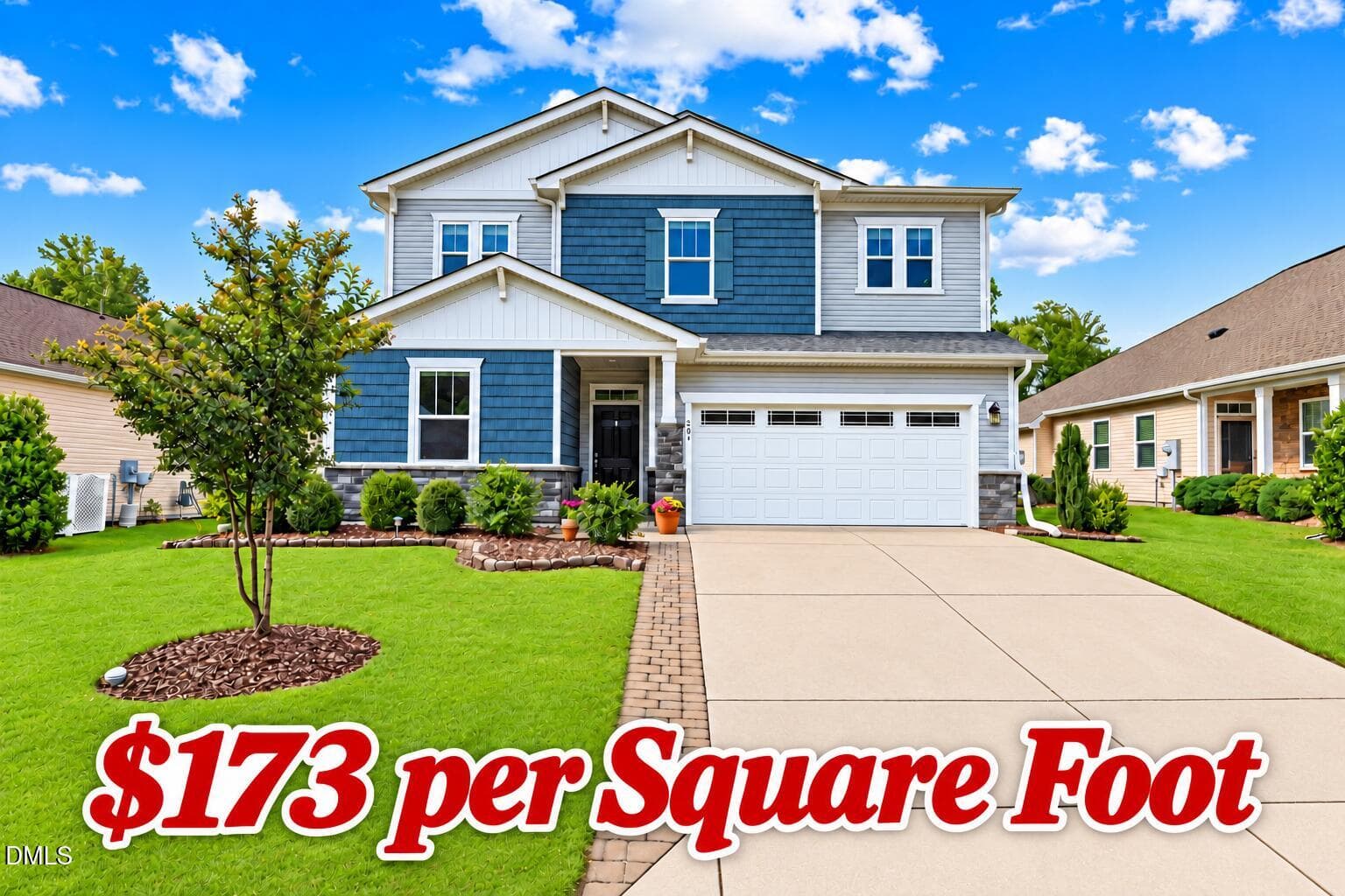 Front - 209 S Harrison Place Lane, Fuquay Varina, NC 27526