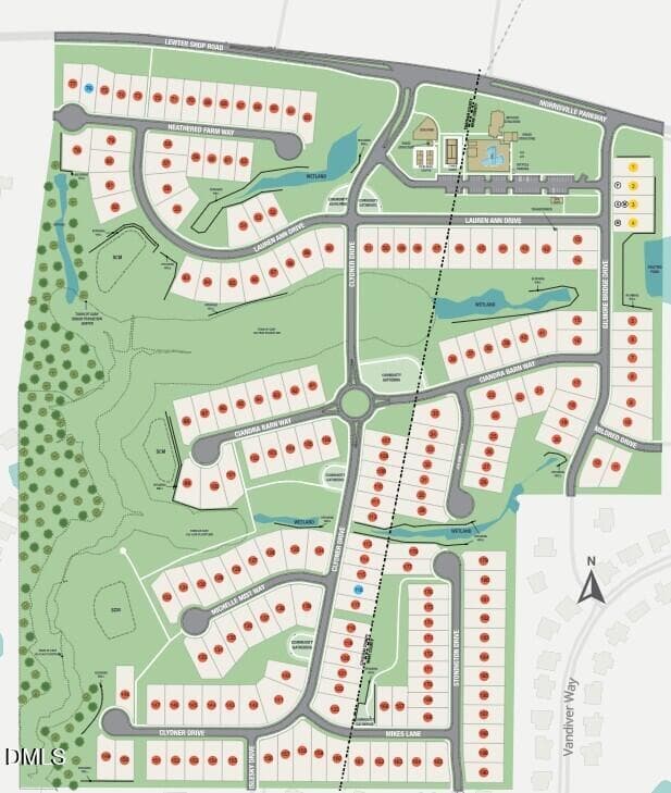 Map - 1312 Mikes Lane, Apex, NC 27523