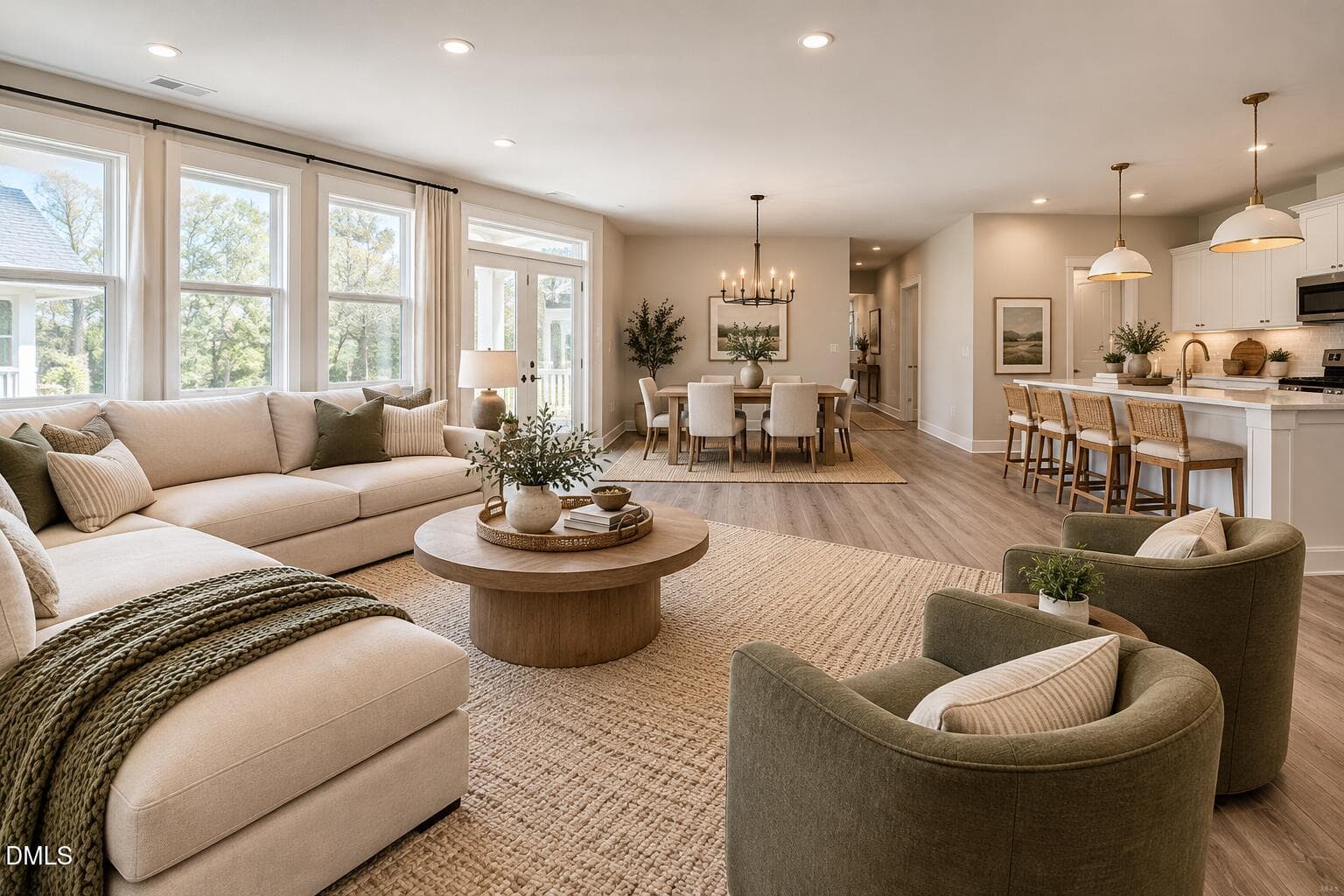 Sunlit Coastal Farmhouse Open-Concept In - 1900 Pinecliff Court, Fuquay Varina, NC 27526