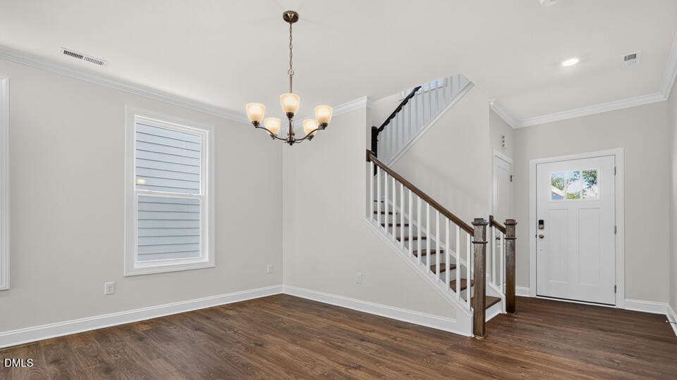 ENTRYWAY AND DINING AREA - 502 Dorset Stream Drive, Fuquay Varina, NC 27526, Fuquay Varina