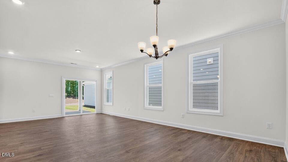 DINING AREA AND LIVING ROOM - 502 Dorset Stream Drive, Fuquay Varina, NC 27526, Fuquay Varina