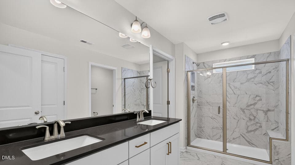 PRIMARY SUITE BATHROOM - 502 Dorset Stream Drive, Fuquay Varina, NC 27526, Fuquay Varina