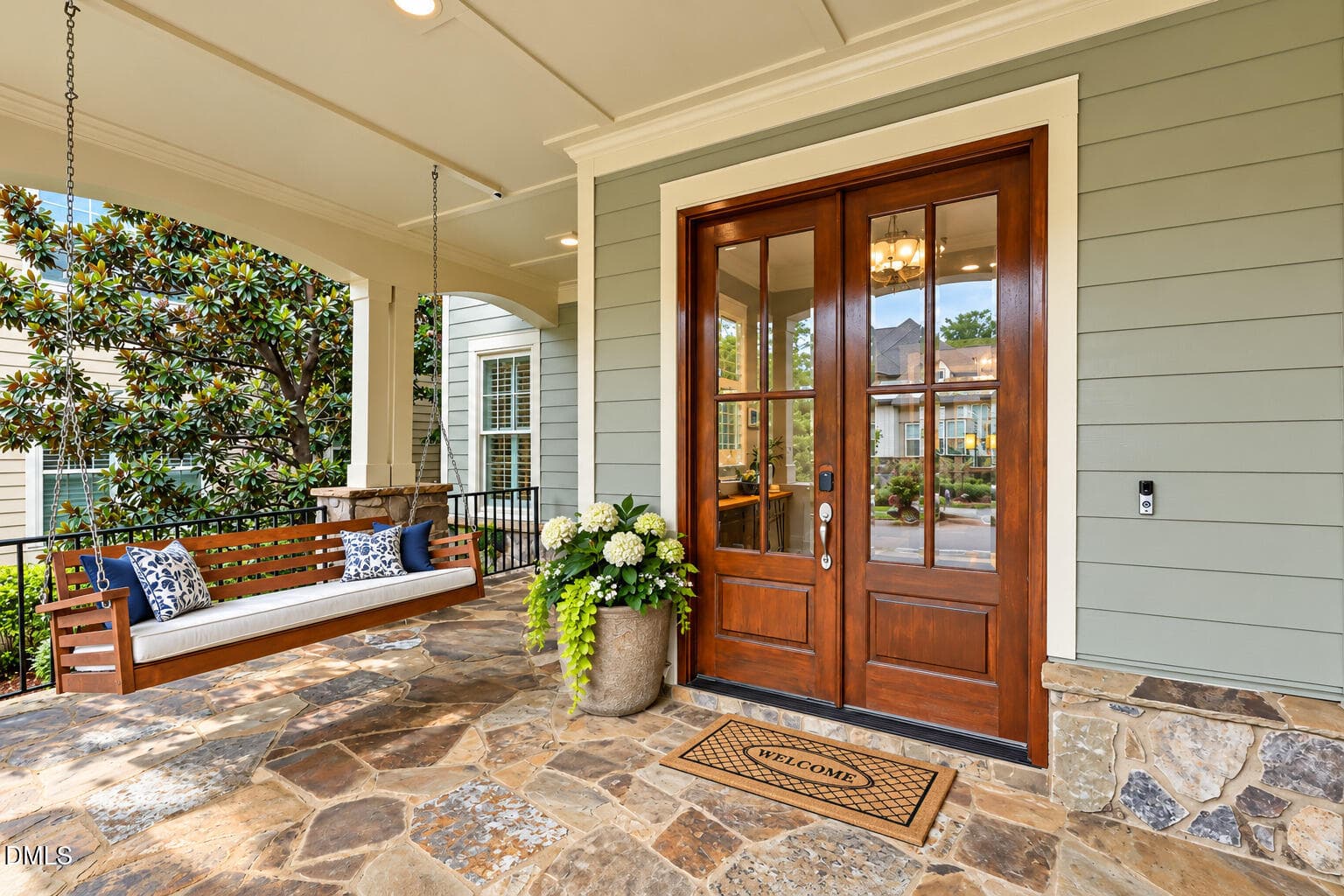 Welcoming Craftsman Porch Entryway - 3709 Rolston Drive, Raleigh, NC 27609