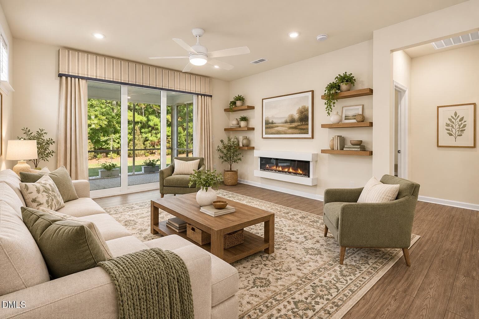 Living Room - 1308 Rose Gum Way, Fuquay Varina, NC 27526, Fuquay Varina