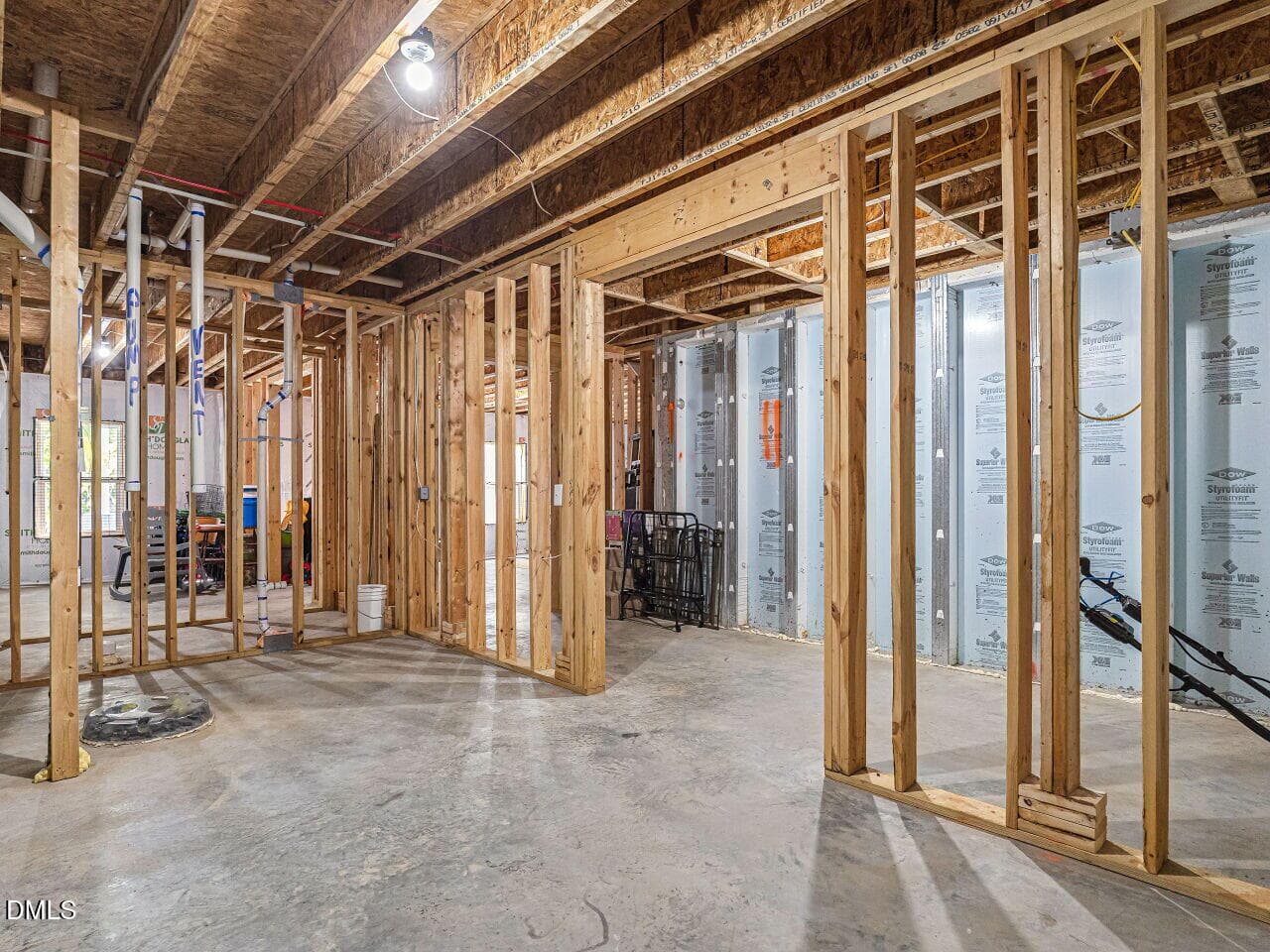 Unfinished Basement - 64 Creststone Court, Clayton, NC 27527, Clayton