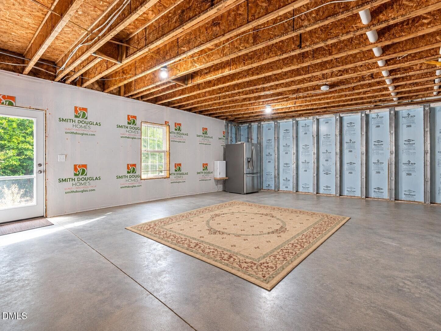 Unfinished Walk Out Basement - 64 Creststone Court, Clayton, NC 27527, Clayton