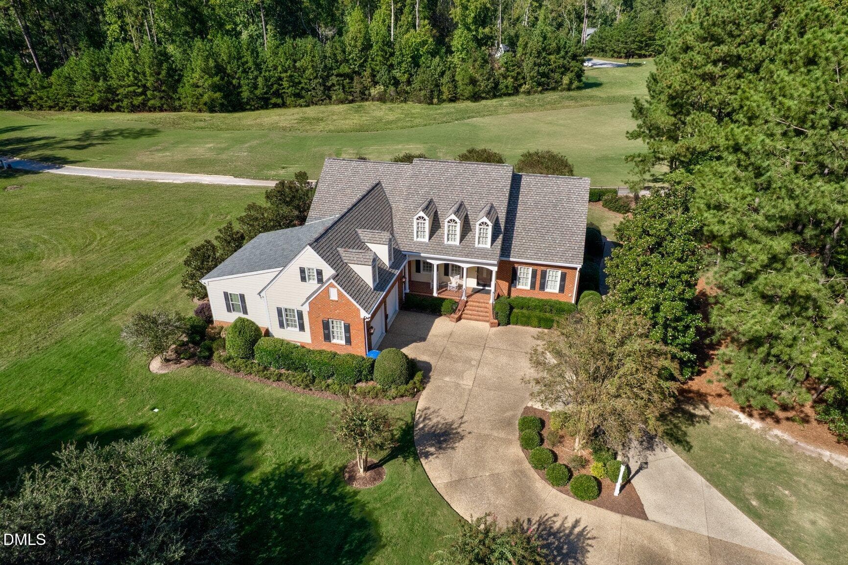 Aerial Front View of Home - 3095 Belmont Lake Drive, Rocky Mount, NC 27804, Rocky Mount