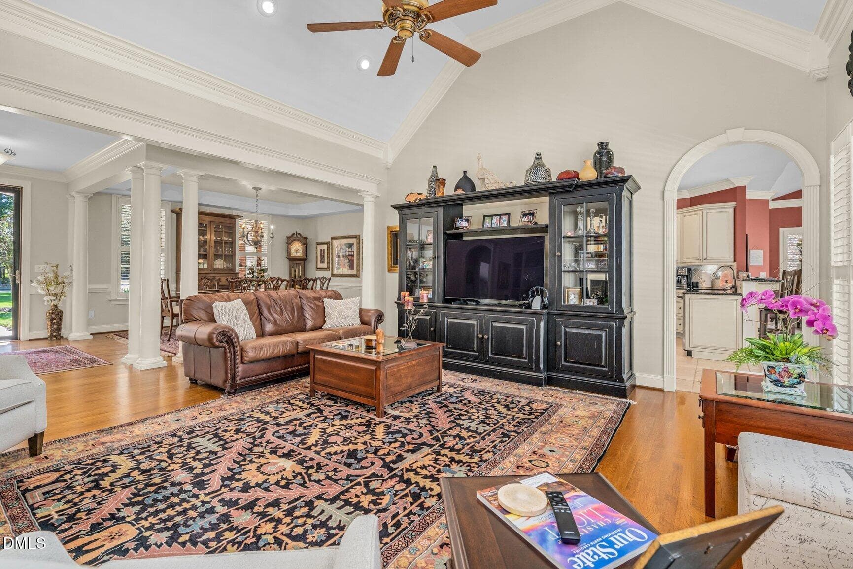 Vaulted Ceiling and Custom Built Enterta - 3095 Belmont Lake Drive, Rocky Mount, NC 27804, Rocky Mount