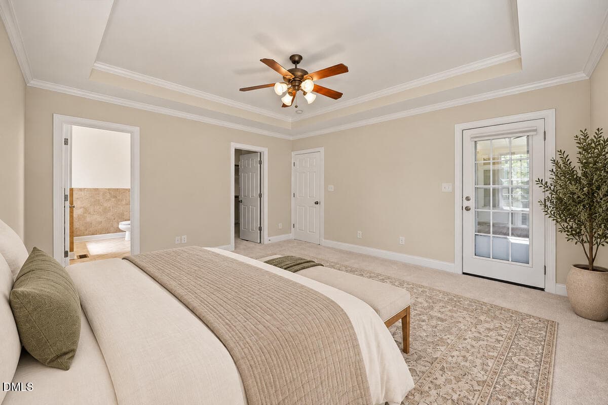 21 - Primary Bedroom Reverse View - 1645 Struble Circle, Willow Springs, NC 27592, Willow Springs