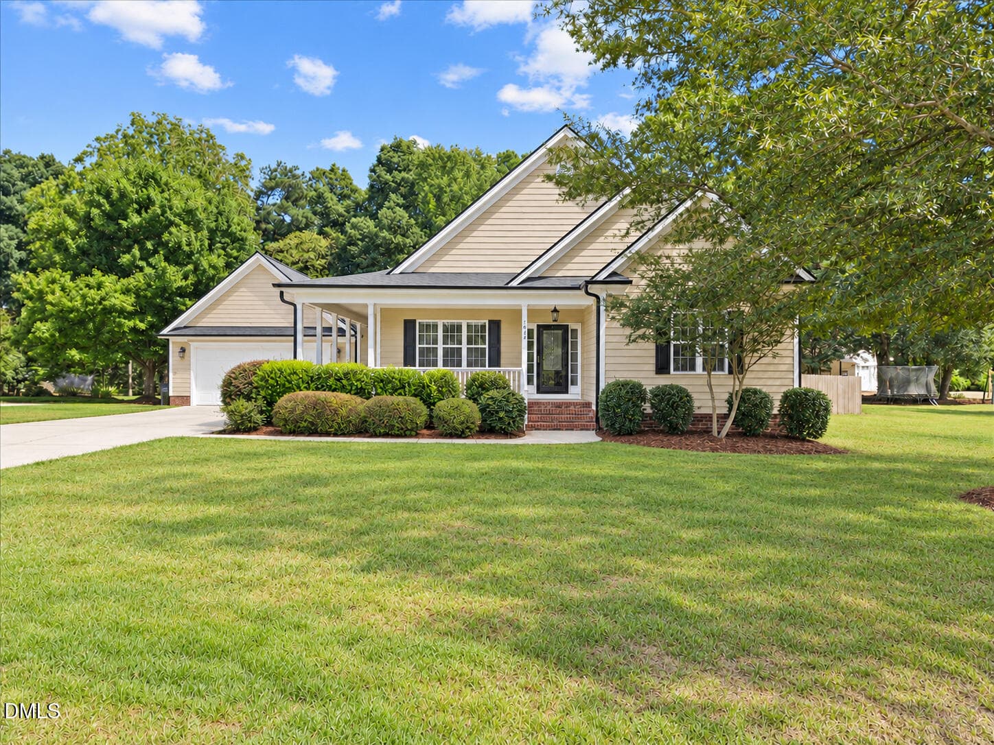 40 - Front Exterior Garden View - 1645 Struble Circle, Willow Springs, NC 27592, Willow Springs