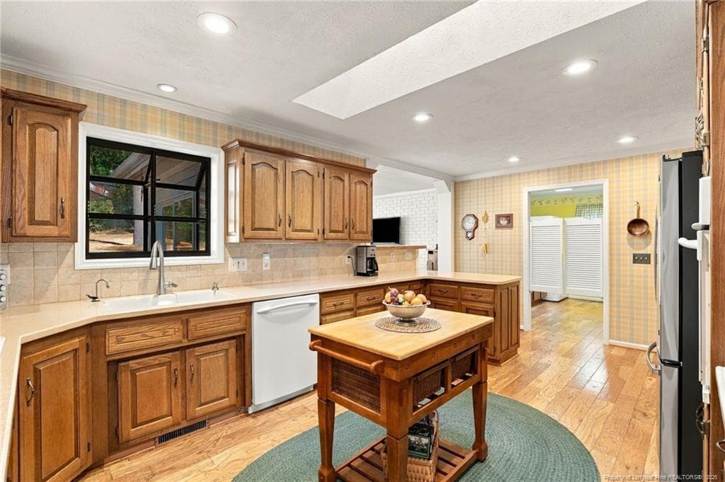 Kitchen with Skylight - 715 Lake Forest Drive SE, Pinehurst, NC 28374