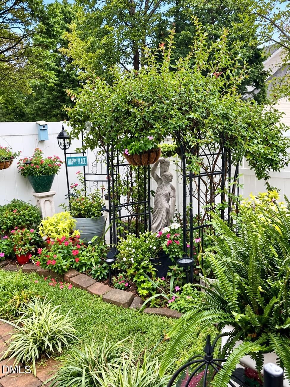 Backyard Garden Happy Place - 309 Sugar Maple Avenue, Wake Forest, NC 27587, Wake Forest