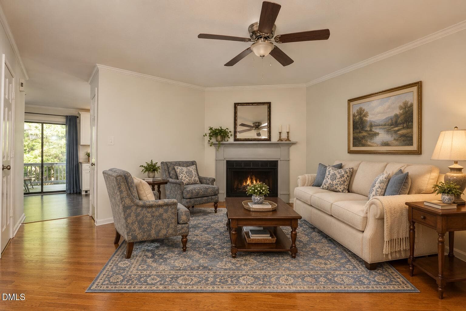 6502 Thetford Ct- AI Living Room - 6502 Thetford Court, Raleigh, NC 27615
