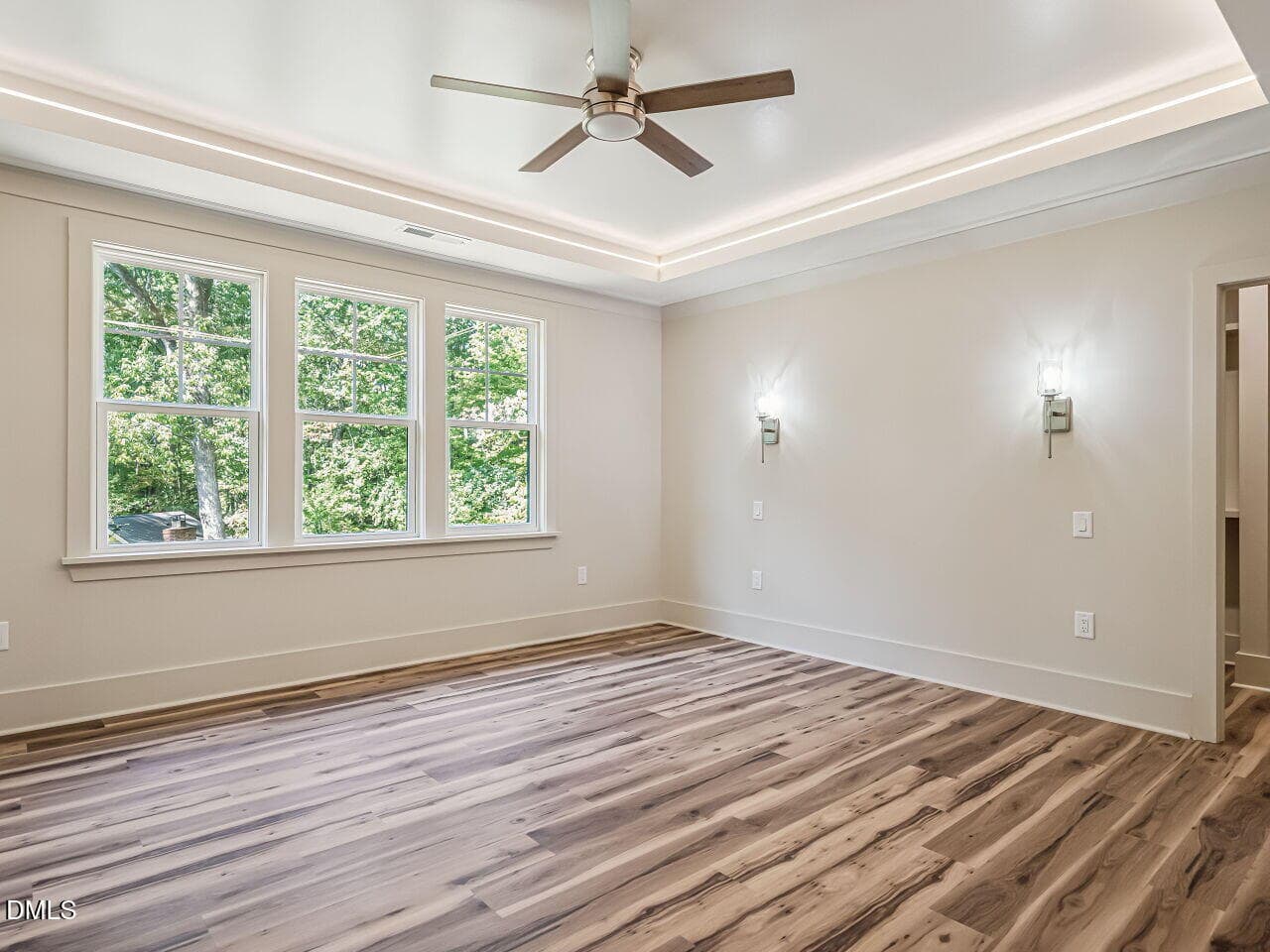 Second Floor Primary Bedroom - 8721 Little Deer Lane, Raleigh, NC 27613