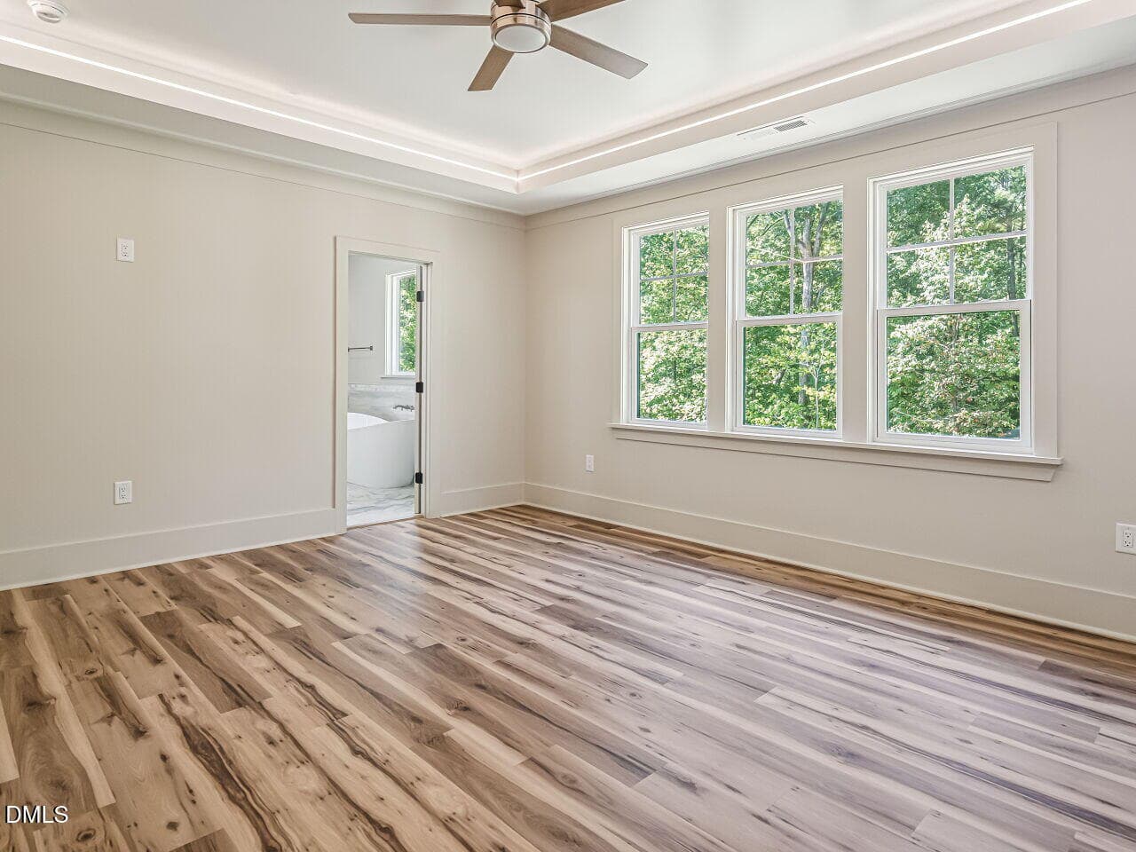 Second Floor Primary Bedroom - 8721 Little Deer Lane, Raleigh, NC 27613
