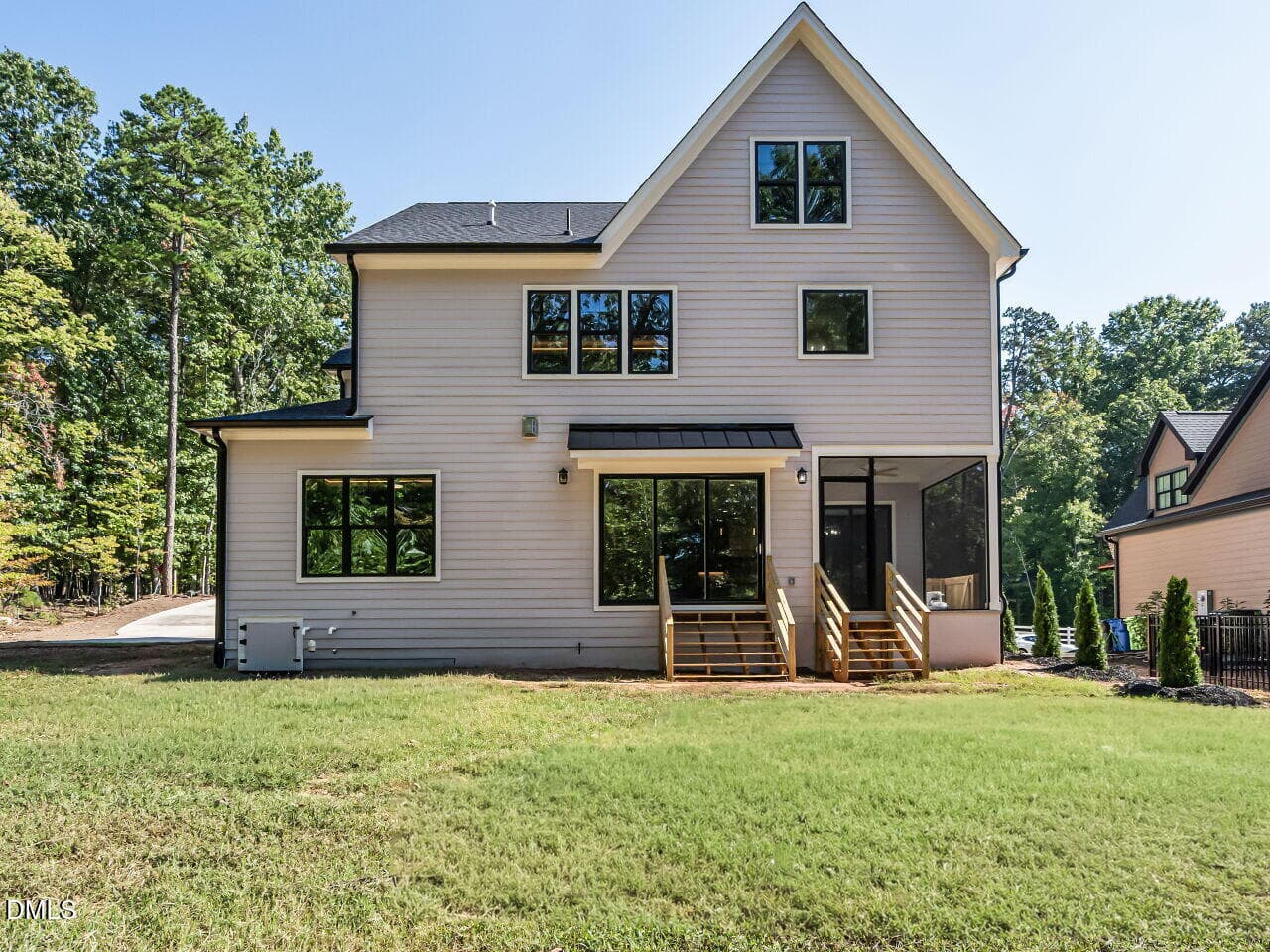 040-1280x960-rear-view - 8721 Little Deer Lane, Raleigh, NC 27613