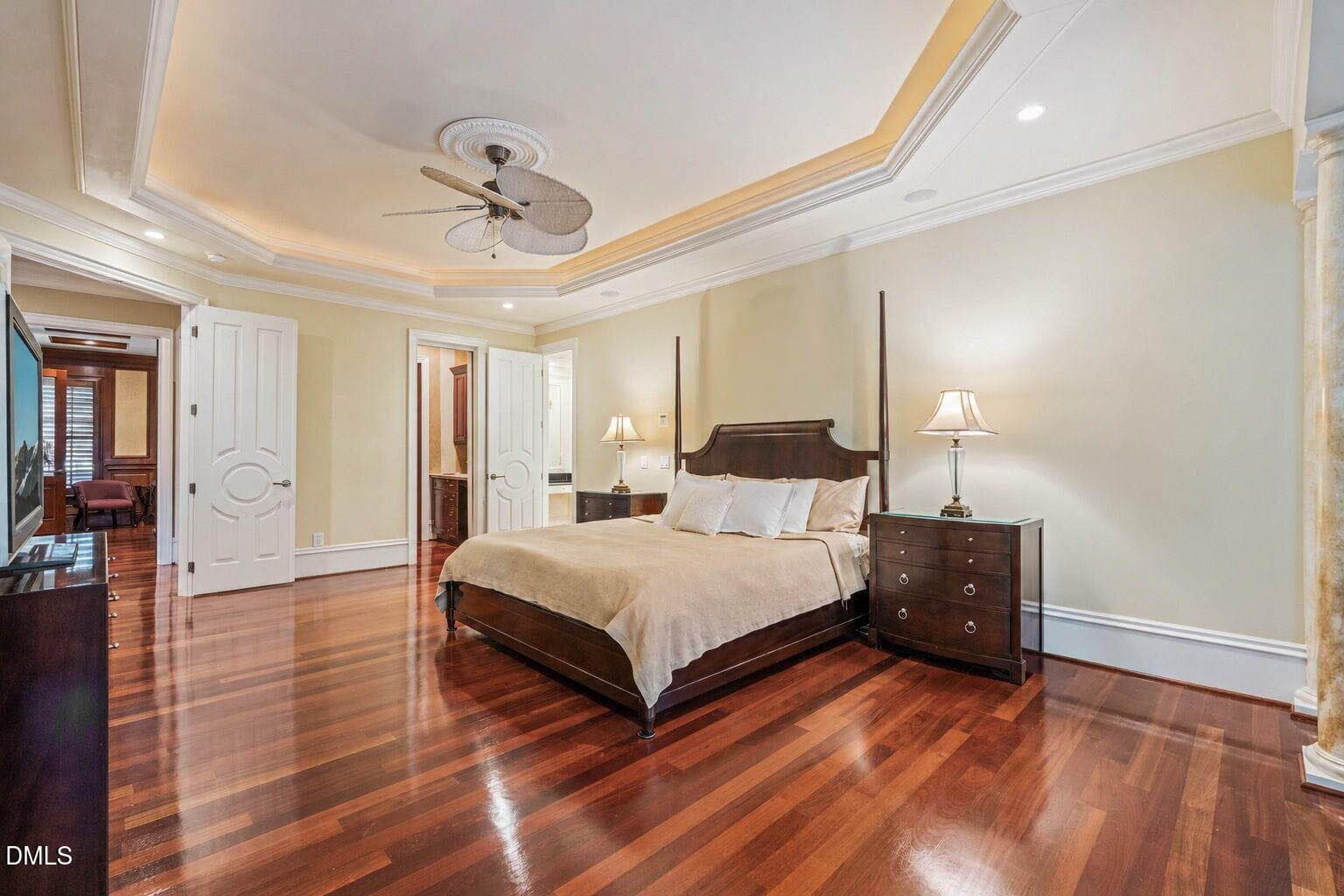 First Floor Primary Bedroom - 11228 Conley Cove Court, Raleigh, NC 27613