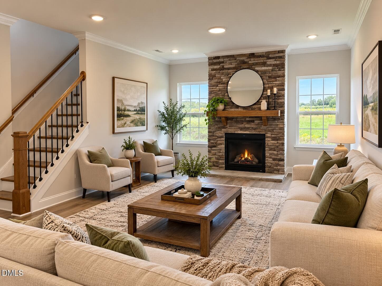 Living Room - 2865 Needham Lane Ne 7, Haw River, NC 27258