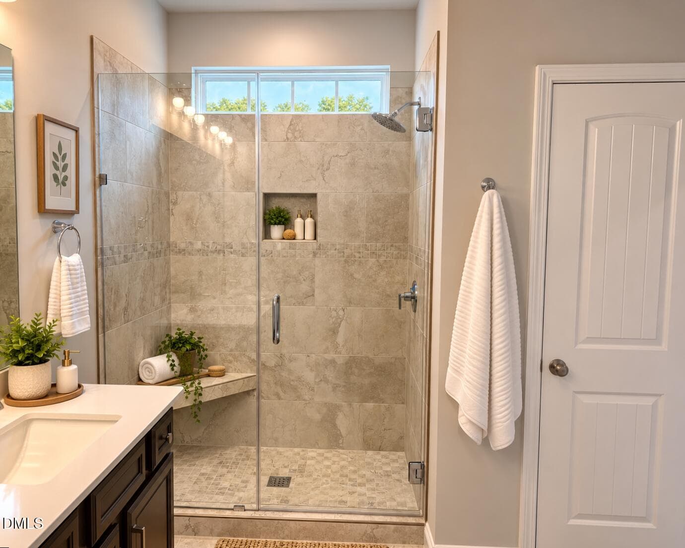 primary Bathroom Shower - 2865 Needham Lane Ne 7, Haw River, NC 27258