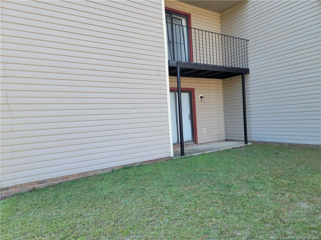 BACK SIDE WITH PATIO AT THE BOTTOM - 1128 SOUTHWOOD Drive 4, Fayetteville, NC 28314, Fayetteville