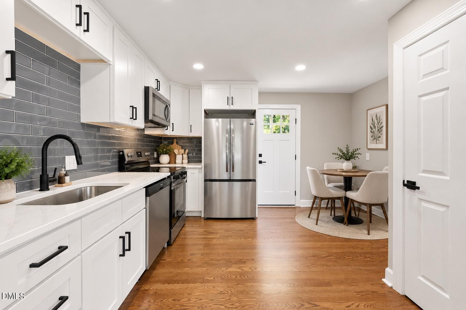 Kitchen Bright Scandinavian Kitchen and - 3607 Duke Homestead Road, Durham, NC 27704, Durham
