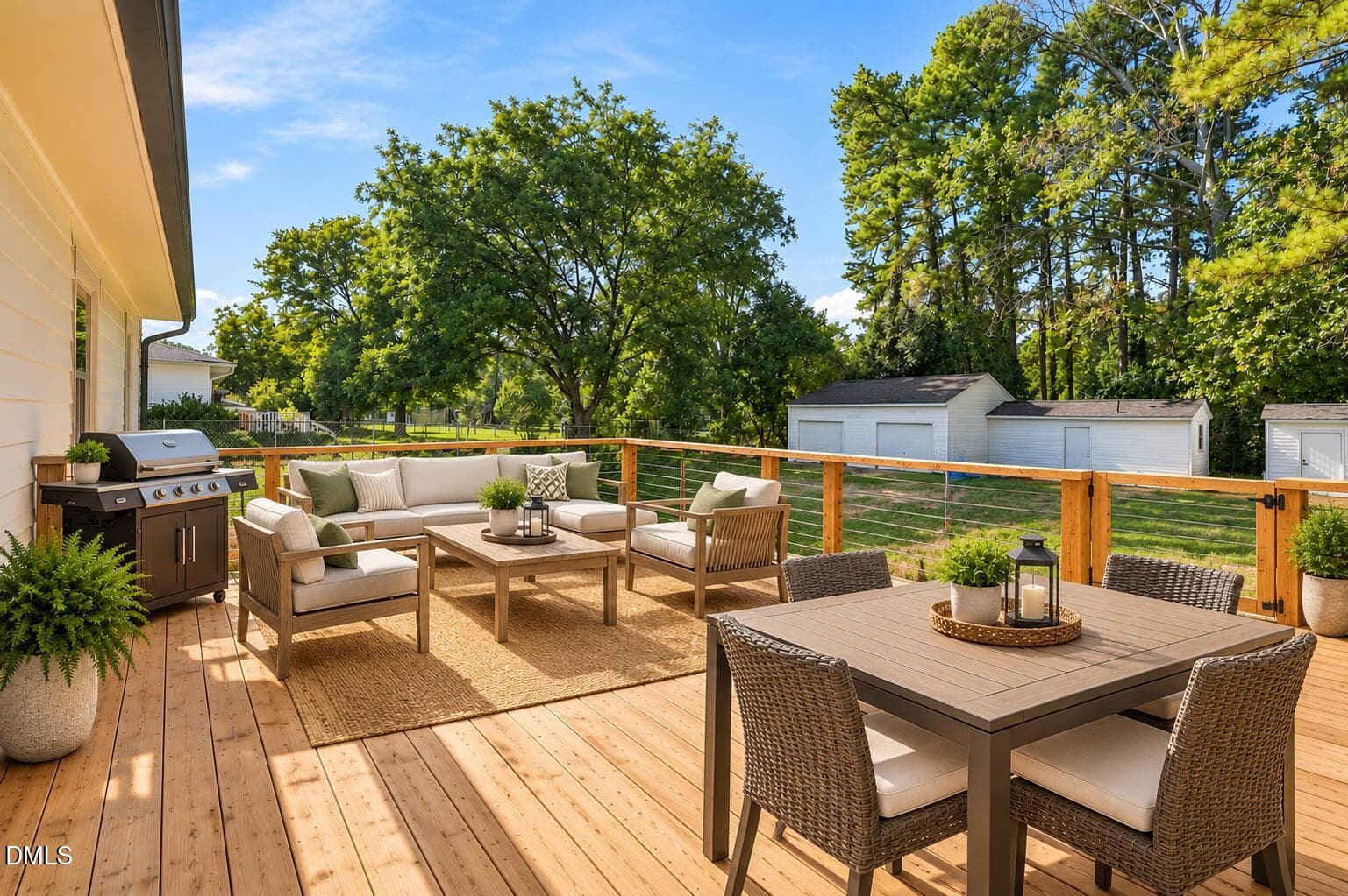 Spacious Deck - 3607 Duke Homestead Road, Durham, NC 27704, Durham