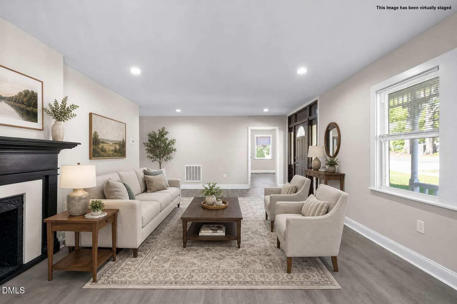 staged Living 305 Broad St-traditional - 305 Broad Street, Oxford, NC 27565, Oxford