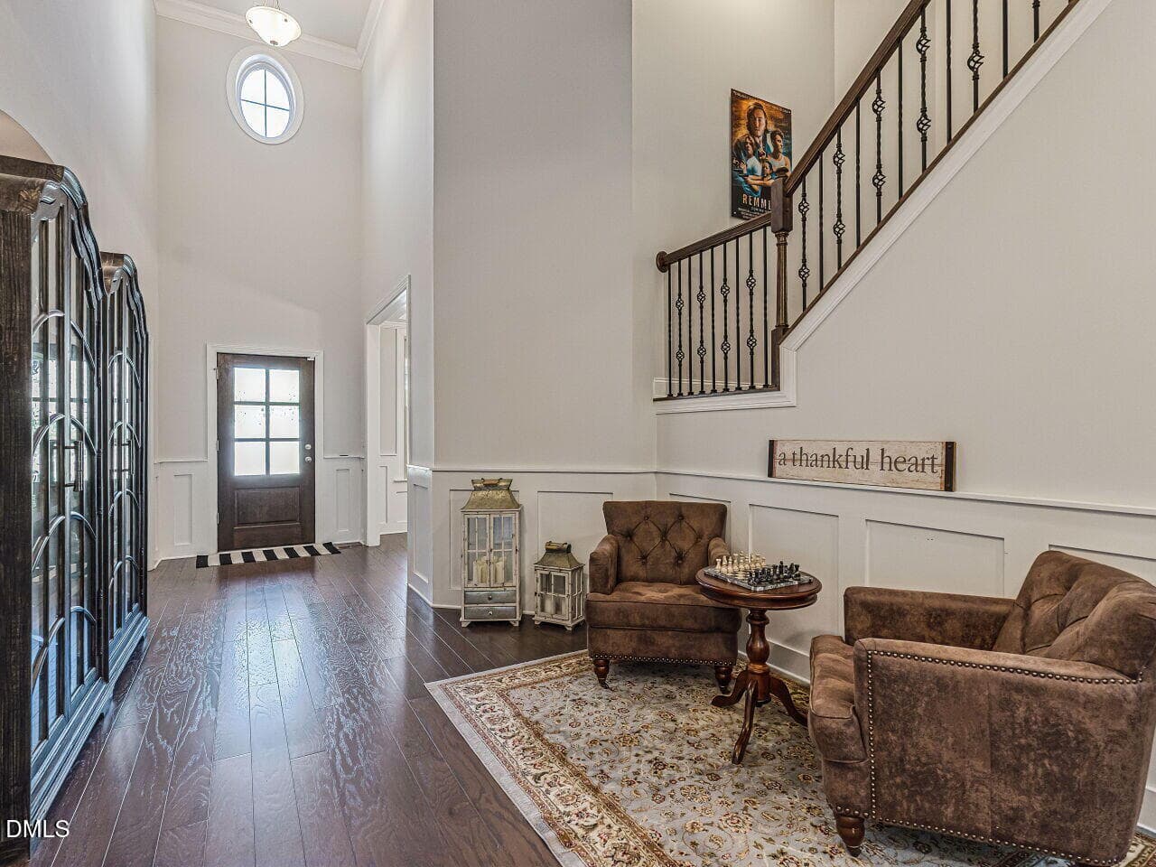Impressive Two Story Foyer Entrance - 433 Belle Gate Place, Cary, NC 27519