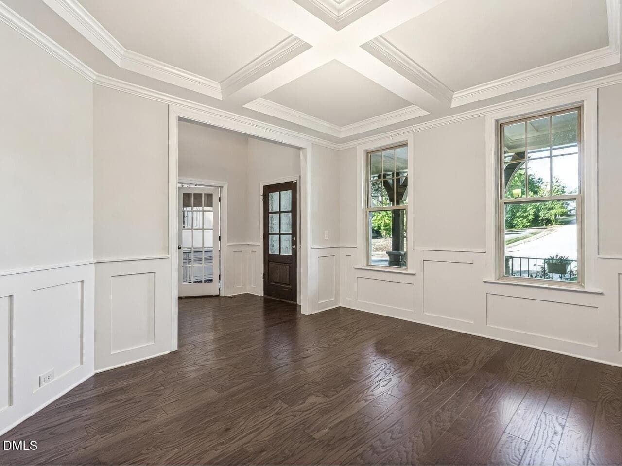 Elegant Dining Room w/ Coffered Ceiling - 433 Belle Gate Place, Cary, NC 27519