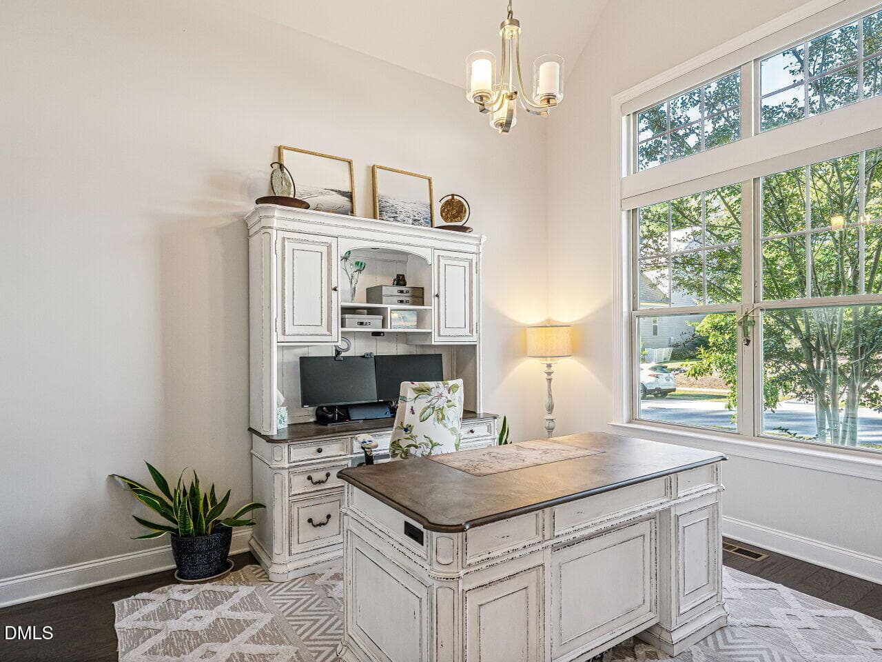 Private Home Office with French Doors - 433 Belle Gate Place, Cary, NC 27519