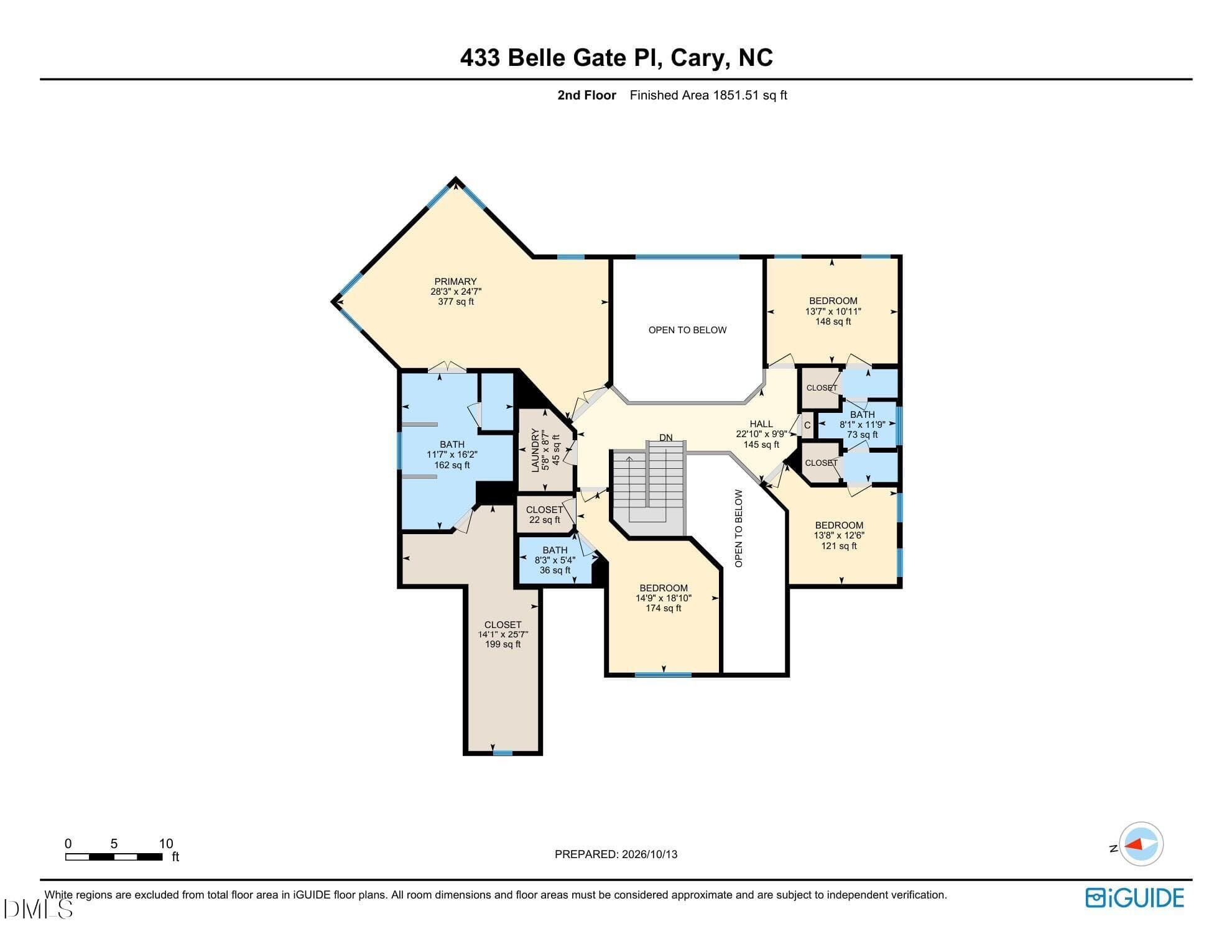 433 Belle Gate Place 2nd Floor. - 433 Belle Gate Place, Cary, NC 27519