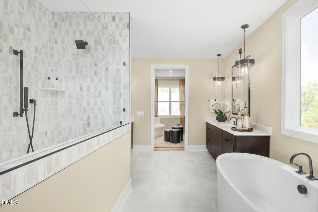Primary Bath - 401 Shinleaf Pond Trail, Raleigh, NC 27614, Raleigh