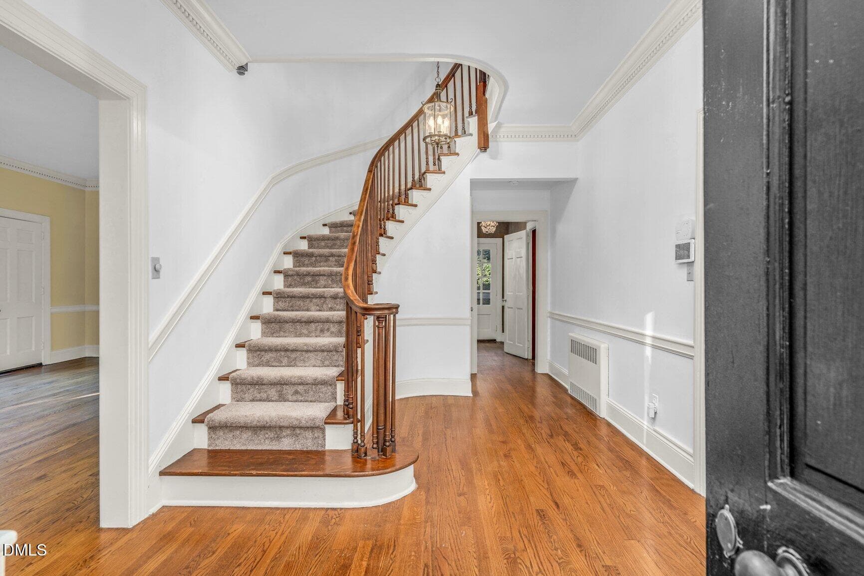 Curved Staircase - 408 Piedmont Avenue, Rocky Mount, NC 27803