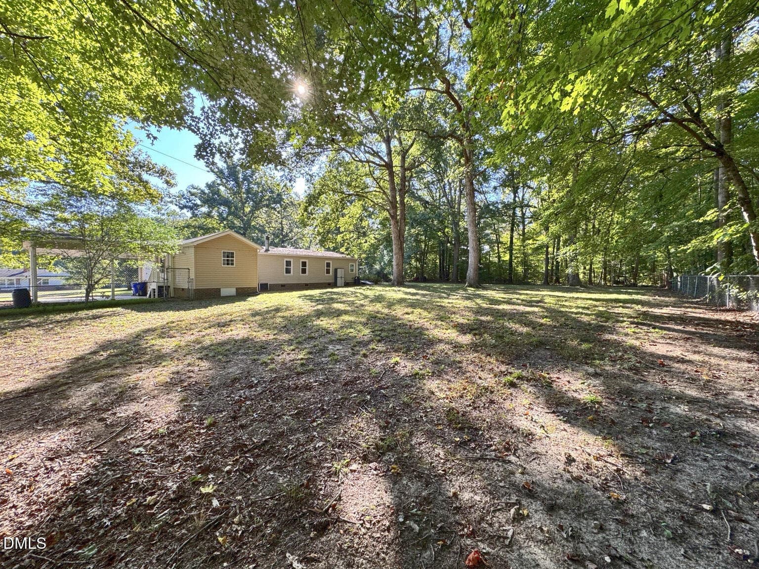 Backyard - 1210 Blacksmith Road, Efland, NC 27243