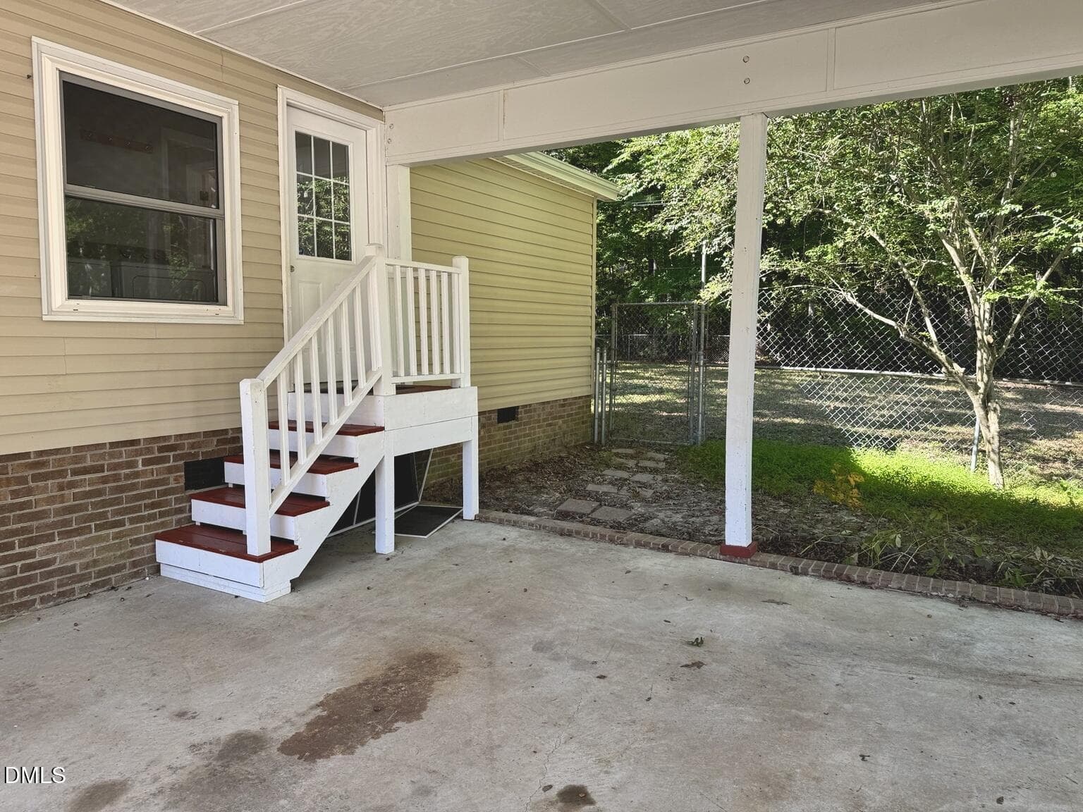 Carport Entrance - 1210 Blacksmith Road, Efland, NC 27243