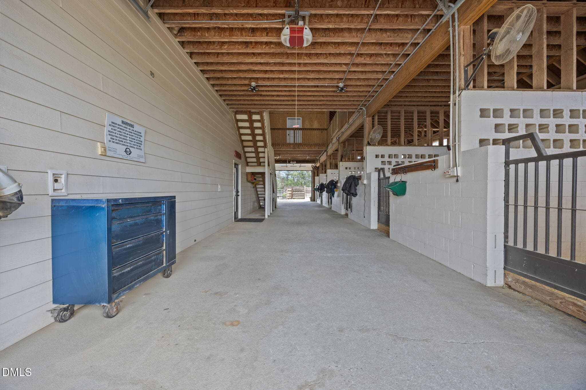 Barn aisle - 4578 Millpoint Road, Greensboro, NC 27406