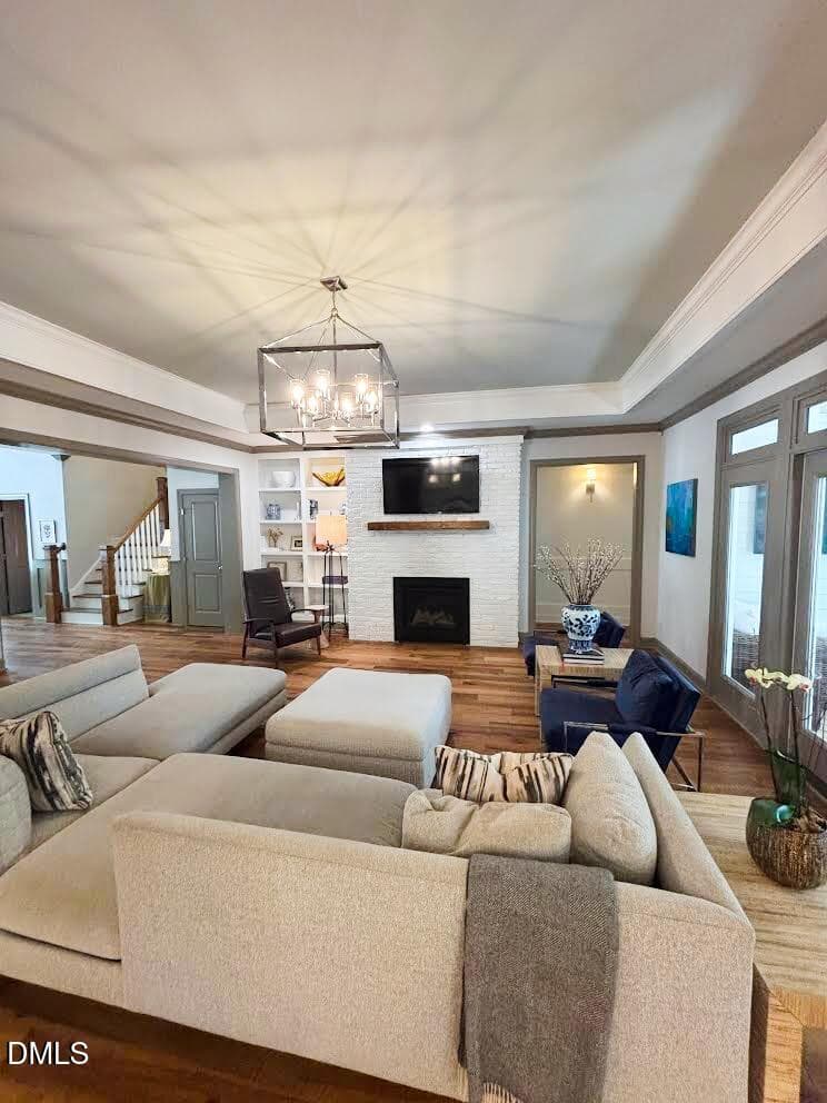 family room - 114 Crestview Road, Raleigh, NC 27609