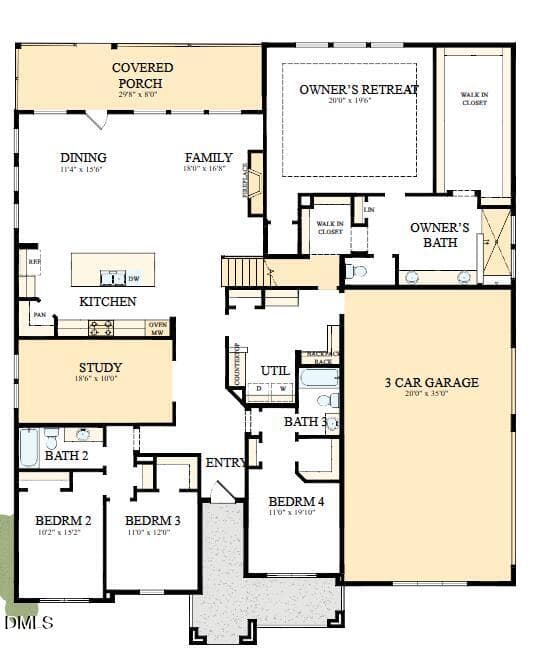 1st Floor - 351 Flatiron Frst Drive, Pittsboro, NC 27312